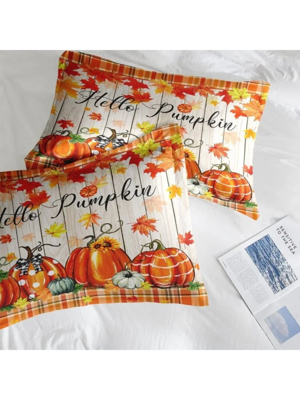 Cozy Queen Fall Comforter Set with Sheets, 7-Piece Farmhouse Bedding Collection
